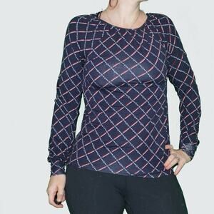 Lauren Ralph Lauren Navy PXS Plaid NWT Fitted top